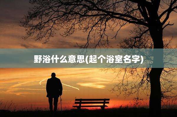 野浴什么意思(起个浴室名字)
