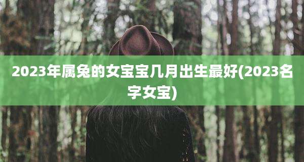 2023年属兔的女宝宝几月出生最好(2023名字女宝)