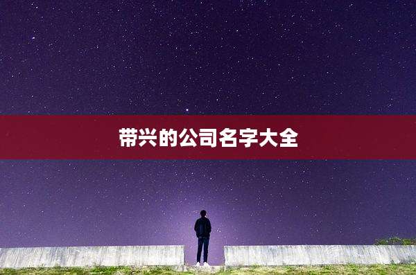带兴的公司名字大全
