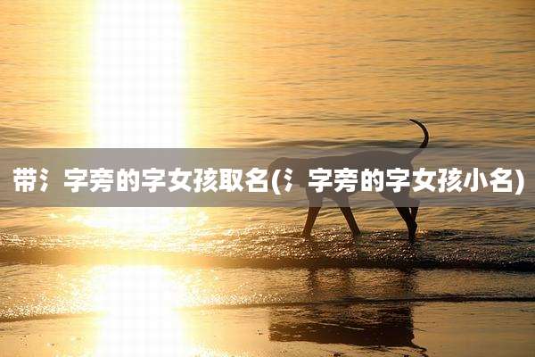 带氵字旁的字女孩取名(氵字旁的字女孩小名)