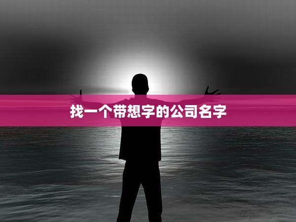 找一个带想字的公司名字