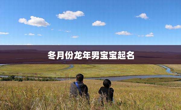 冬月份龙年男宝宝起名