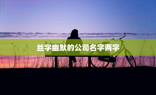丝字幽默的公司名字两字