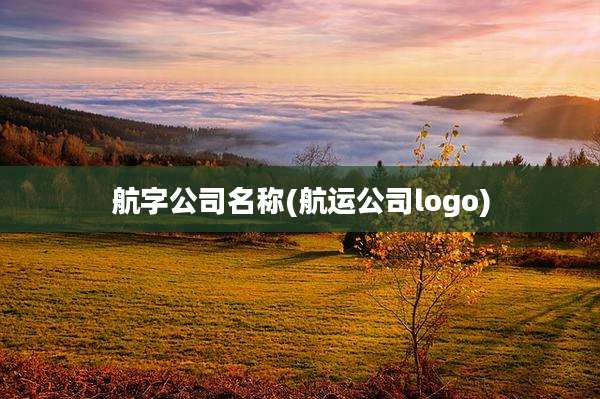 航字公司名称(航运公司logo)