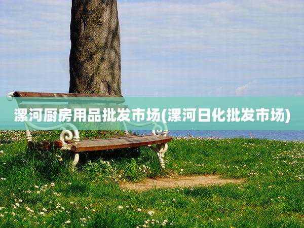 漯河厨房用品批发市场(漯河日化批发市场)