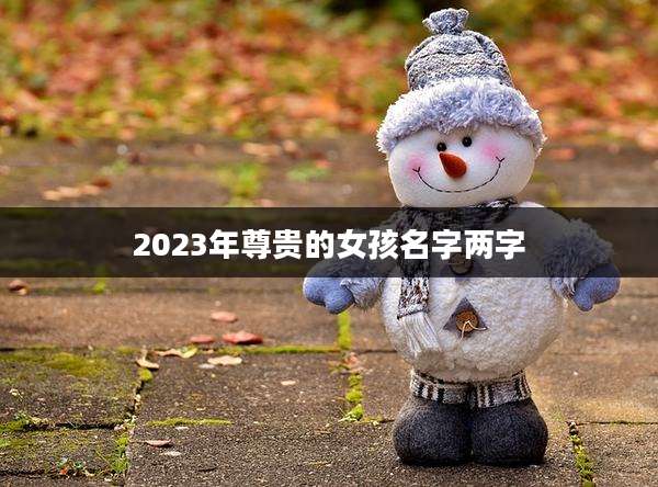 2023年尊贵的女孩名字两字