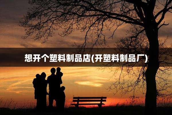 想开个塑料制品店(开塑料制品厂)
