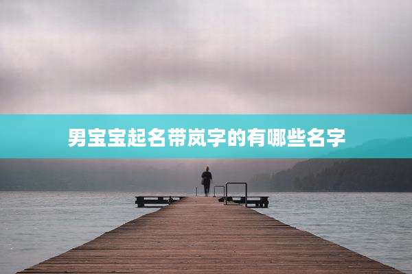 男宝宝起名带岚字的有哪些名字