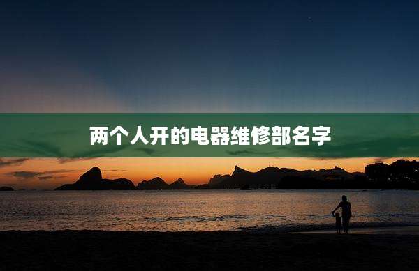 两个人开的电器维修部名字