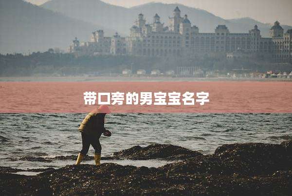 带口旁的男宝宝名字