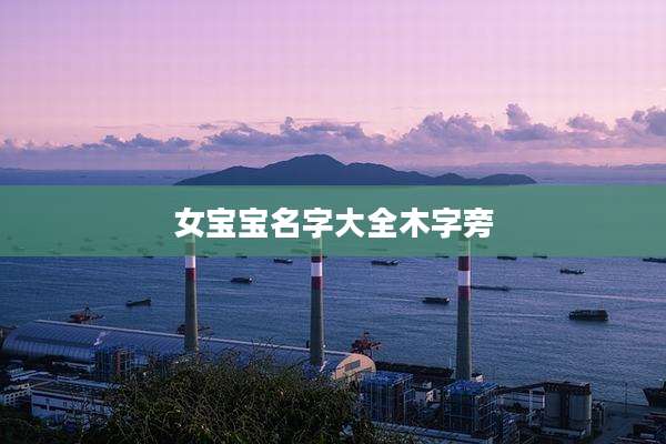 女宝宝名字大全木字旁