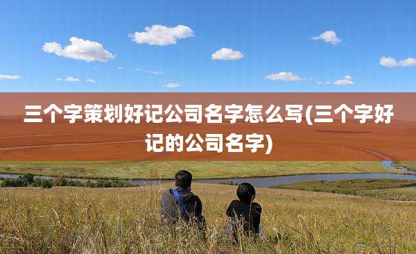 三个字策划好记公司名字怎么写(三个字好记的公司名字)