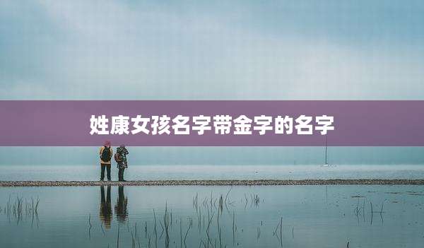 姓康女孩名字带金字的名字