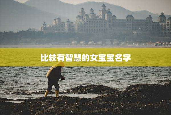 比较有智慧的女宝宝名字