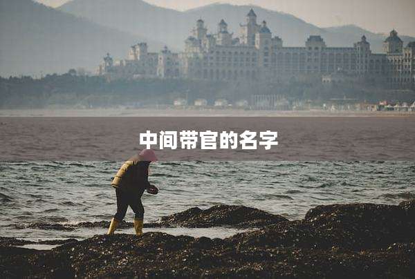 中间带官的名字