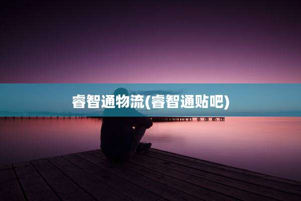 睿智通物流(睿智通贴吧)