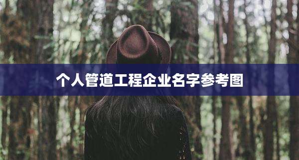 个人管道工程企业名字参考图