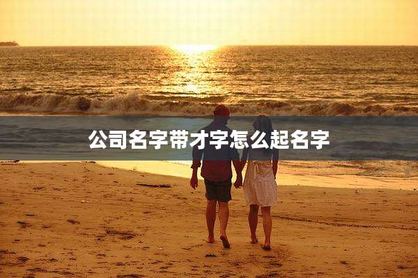 公司名字带才字怎么起名字