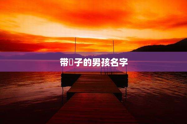 带彧子的男孩名字