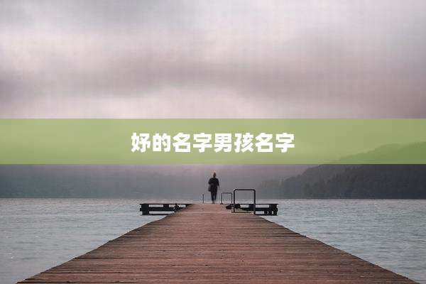 妤的名字男孩名字