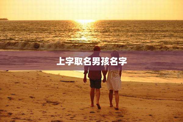 上字取名男孩名字