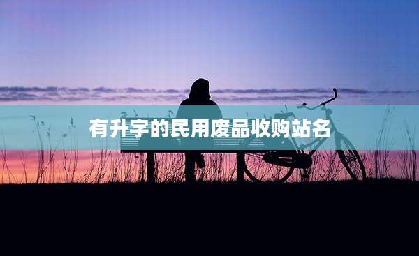 有升字的民用废品收购站名