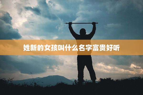 姓新的女孩叫什么名字富贵好听