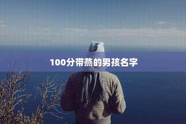100分带燕的男孩名字