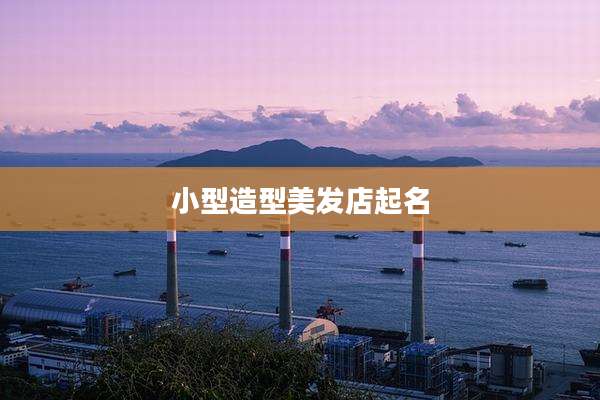 小型造型美发店起名
