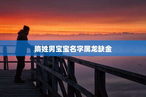 隋姓男宝宝名字属龙缺金