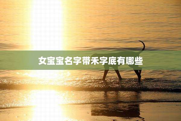 女宝宝名字带禾字底有哪些