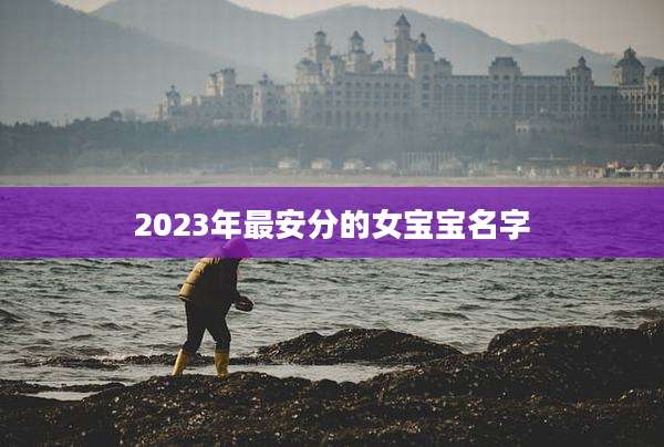 2023年最安分的女宝宝名字