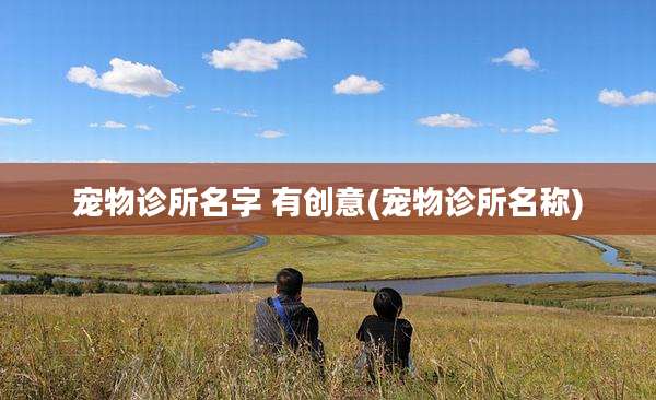 宠物诊所名字 有创意(宠物诊所名称)