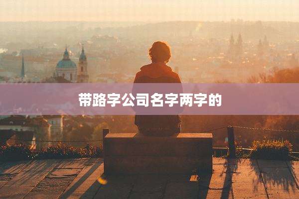 带路字公司名字两字的