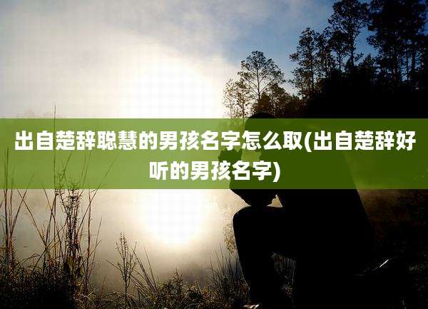 出自楚辞聪慧的男孩名字怎么取(出自楚辞好听的男孩名字)