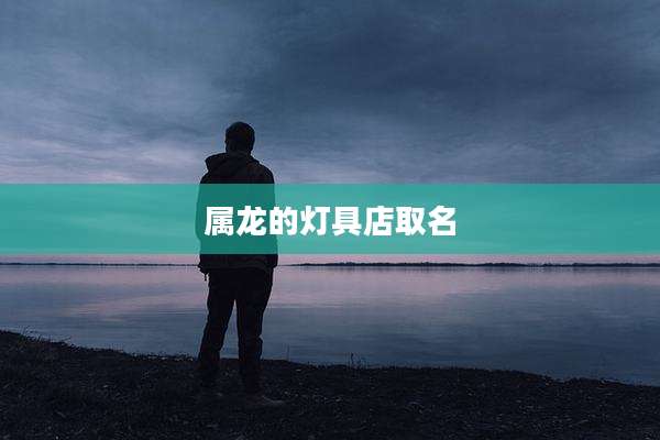 属龙的灯具店取名