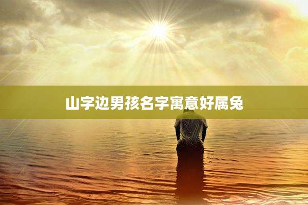 山字边男孩名字寓意好属兔