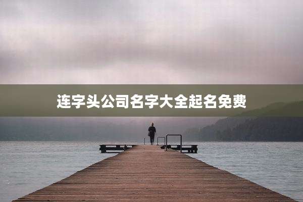 连字头公司名字大全起名免费