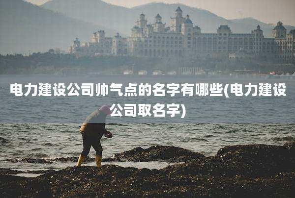 电力建设公司帅气点的名字有哪些(电力建设公司取名字)