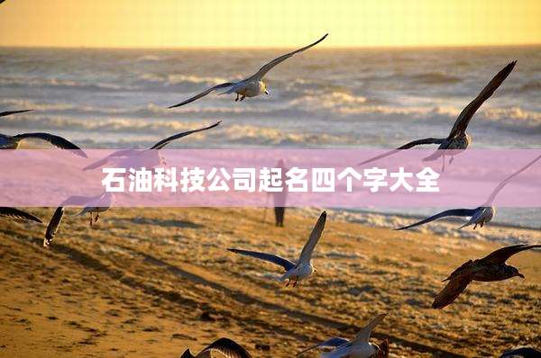 石油科技公司起名四个字大全