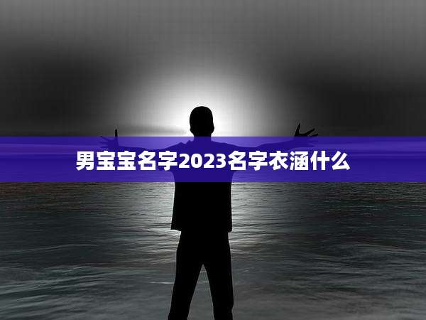 男宝宝名字2023名字衣涵什么