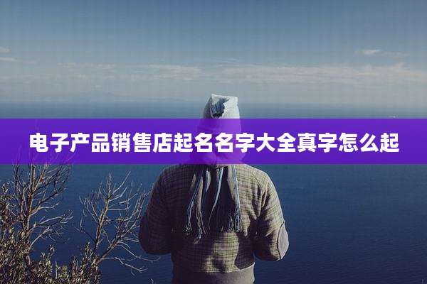 电子产品销售店起名名字大全真字怎么起