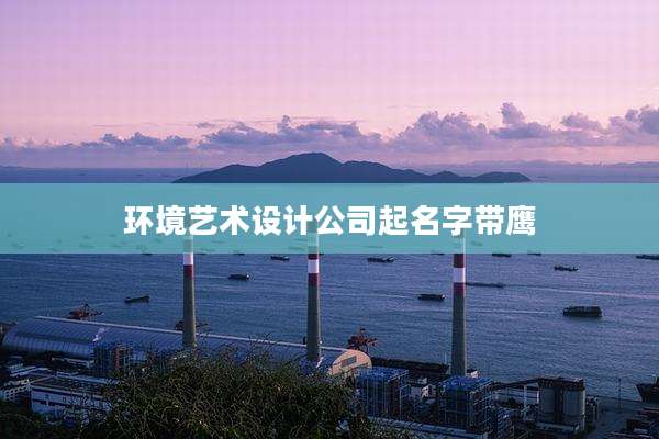 环境艺术设计公司起名字带鹰