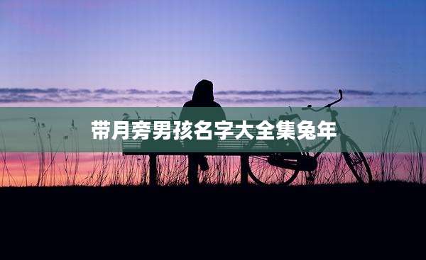 带月旁男孩名字大全集兔年