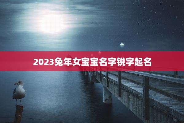 2023兔年女宝宝名字锐字起名