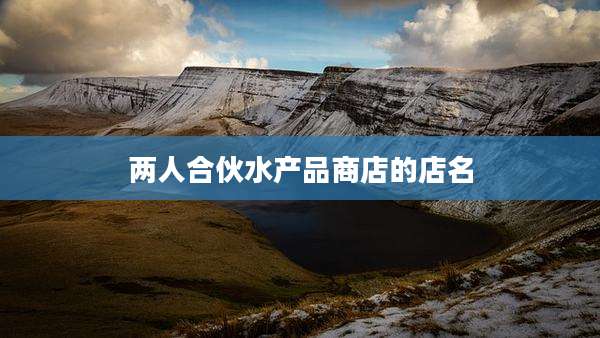 两人合伙水产品商店的店名