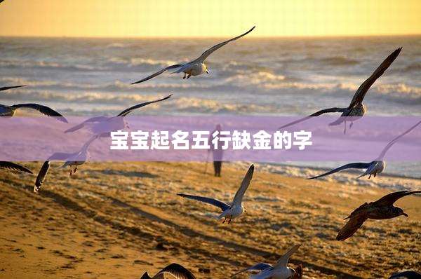 宝宝起名五行缺金的字