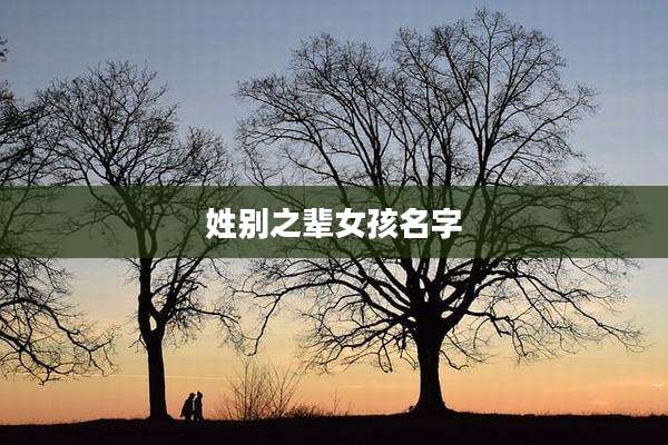 姓别之辈女孩名字