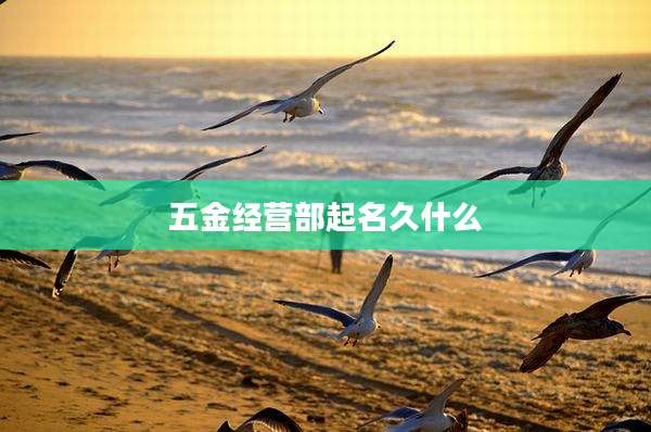 五金经营部起名久什么