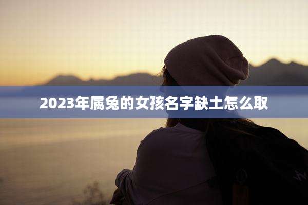 2023年属兔的女孩名字缺土怎么取